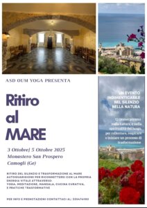 Il ritiro del silenzio a monastero di San prospero Camogli
